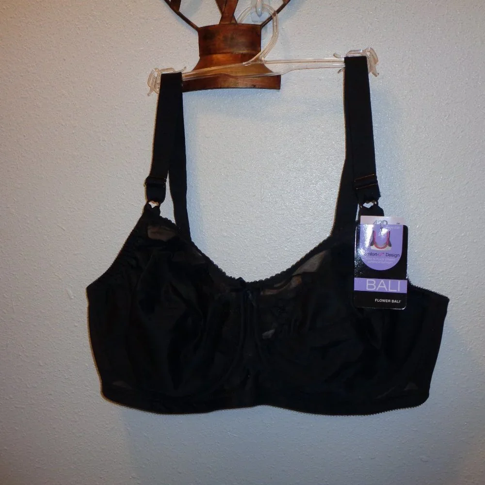 BALI Comfort-U Flower Full-Figure Bra 0180 42D